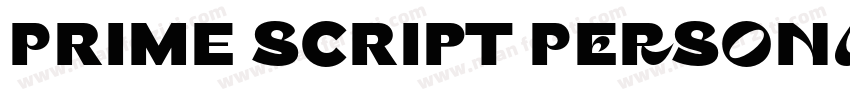Prime Script PERSONA字体转换